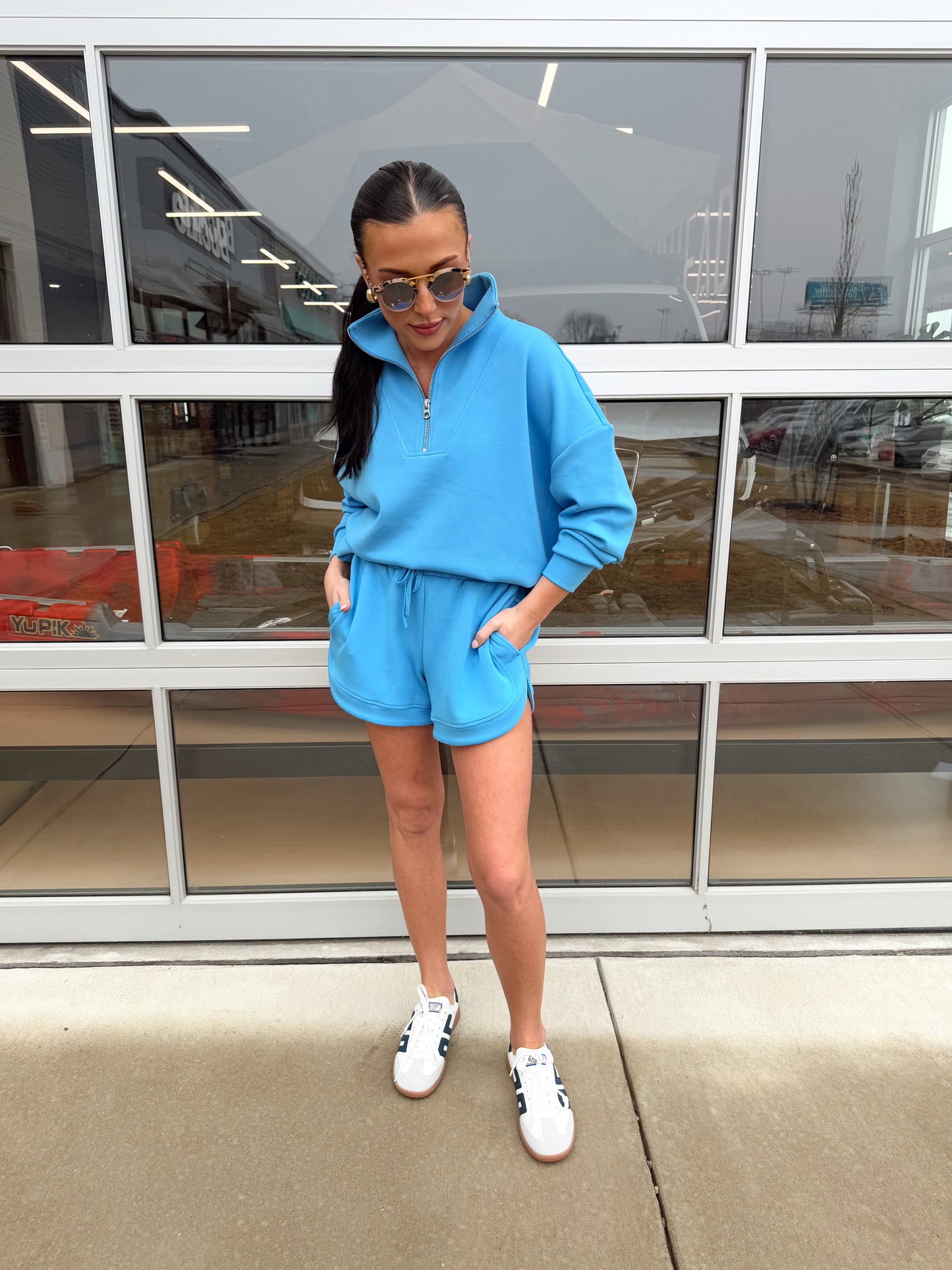 HAWLEY HALF ZIP SWEAT