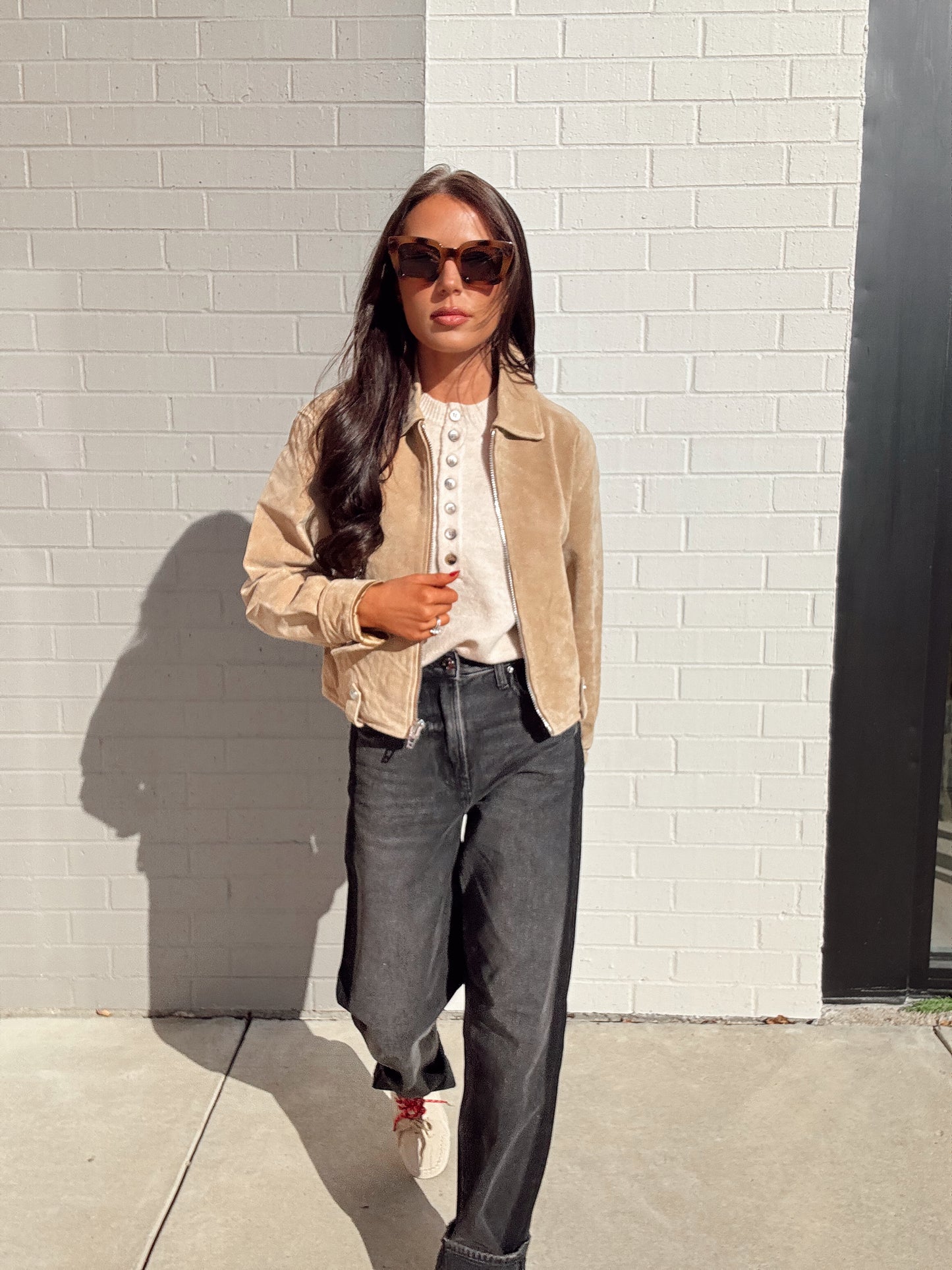 CINNAMON CRUNCH SUEDE JACKET