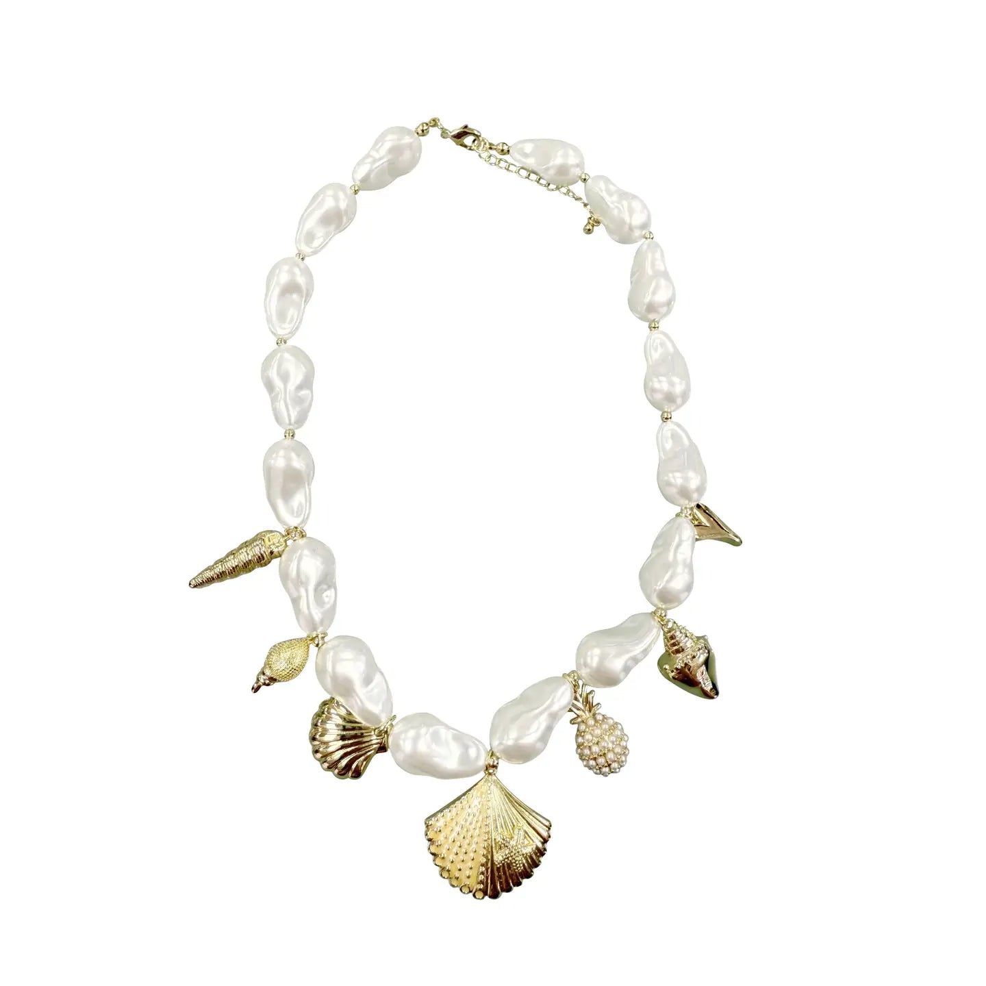 MIA SHELL CHARM NECKLACE