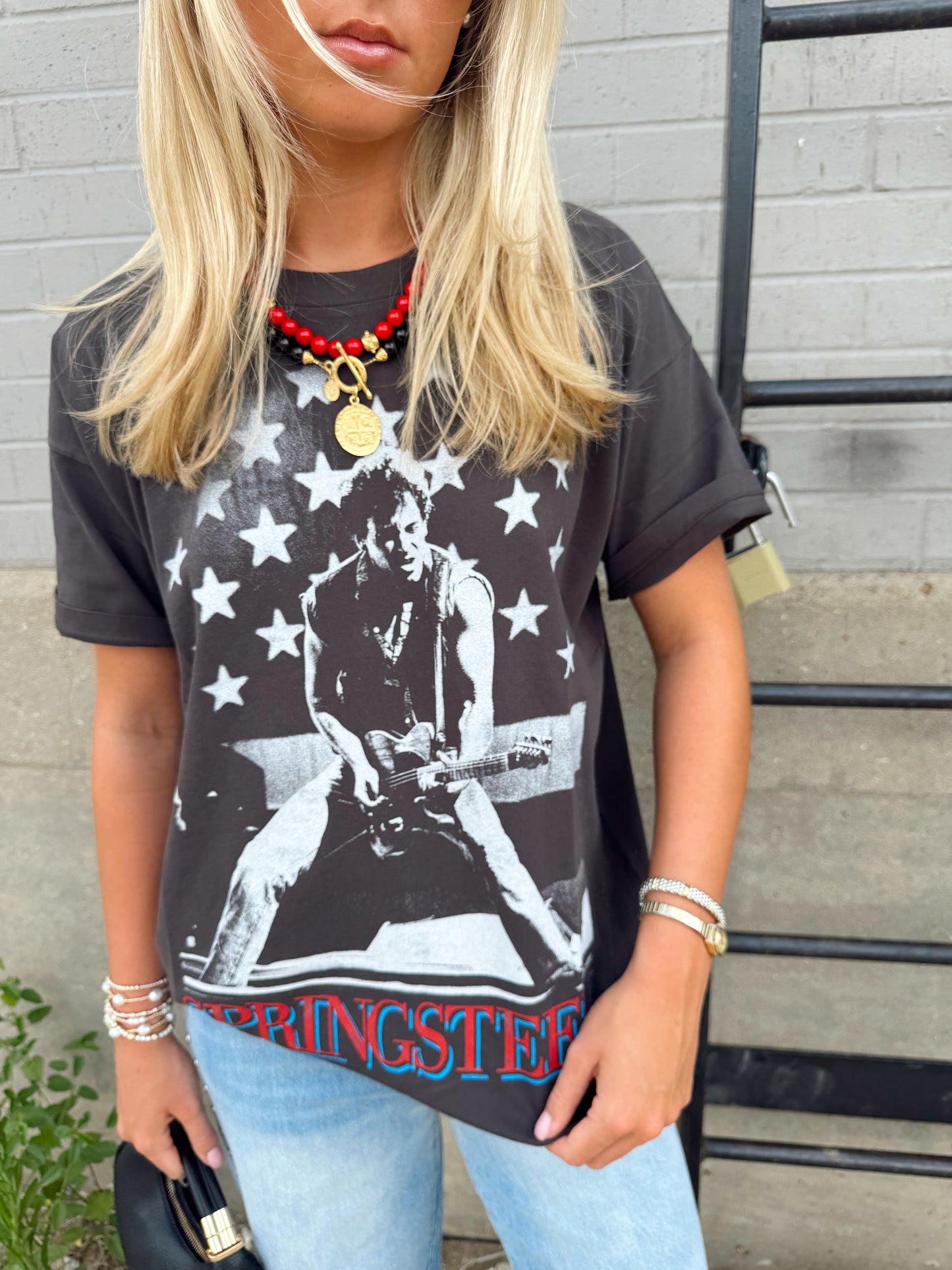BRUCE SPRINGSTEEN ROCK IN AMERICA MERCH TEE