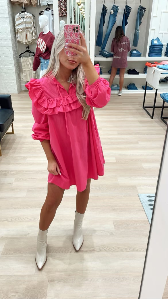 STASSI POPLIN DRESS