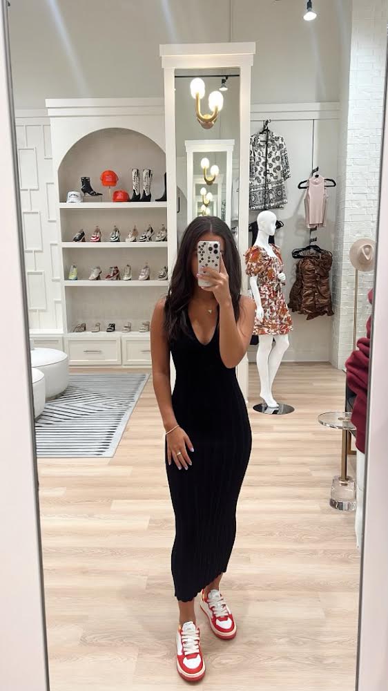 FITTED MIDI DRESS