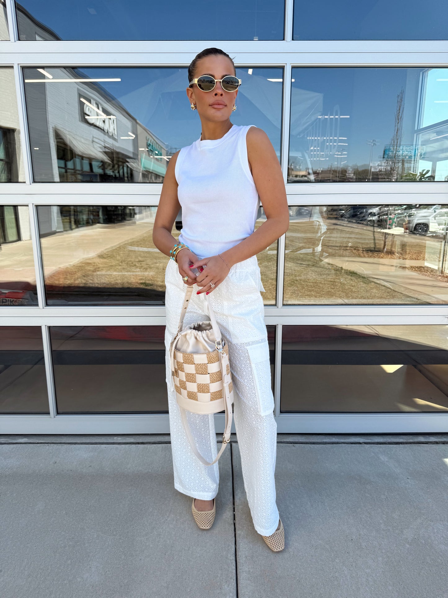 FREE TIME EYELET PANT