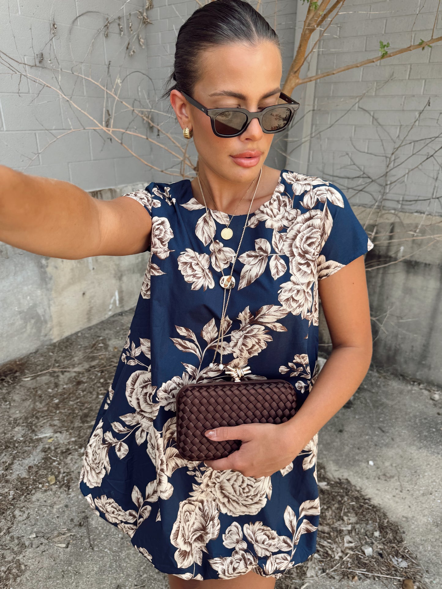CHARLIE FLORAL BUBBLE DRESS