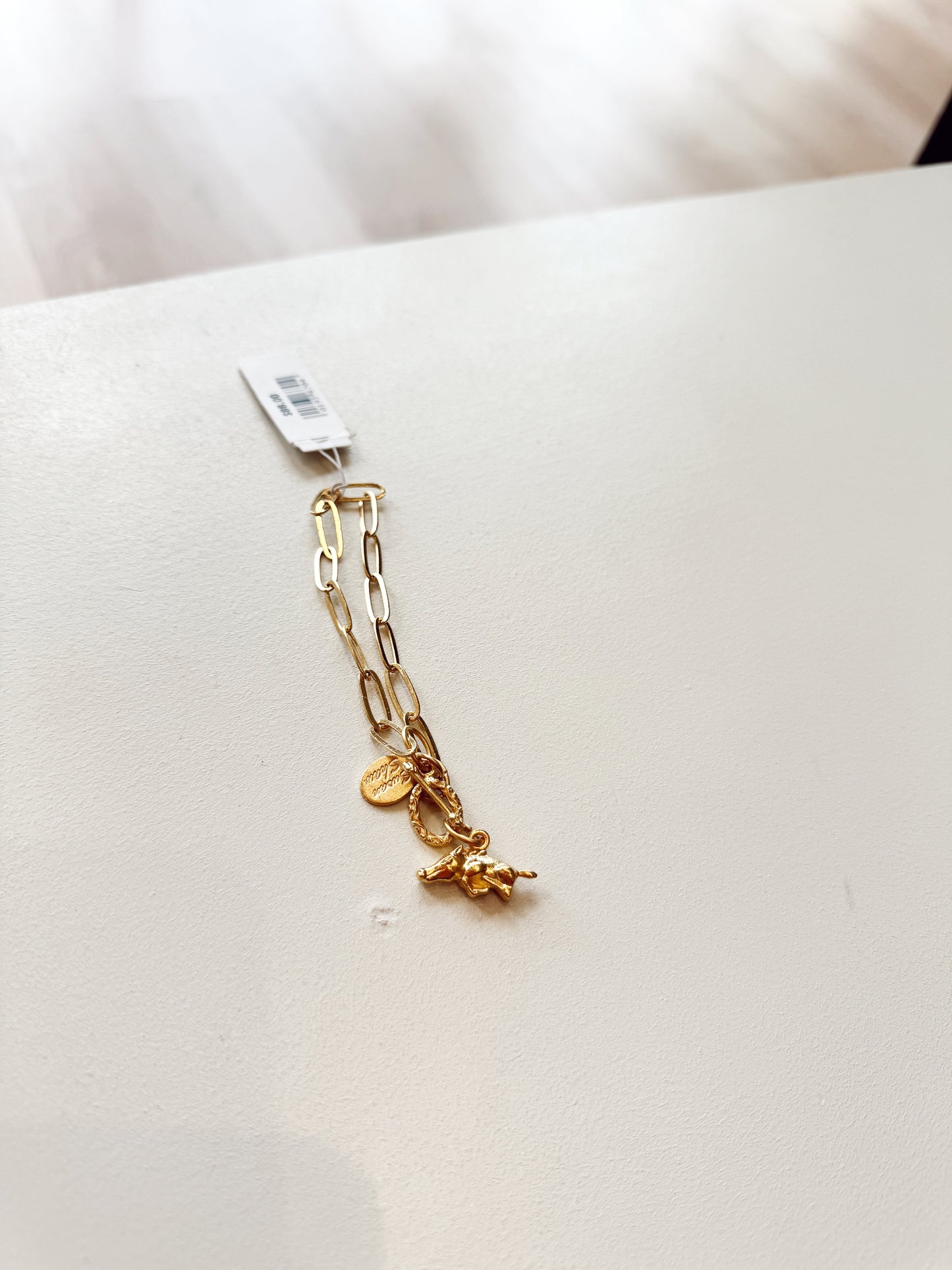 RAZORBACK PAPERCLIP BRACELET