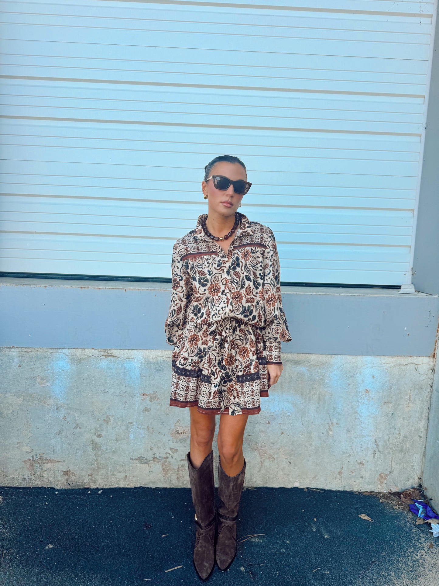 TIERED MINI DRESS