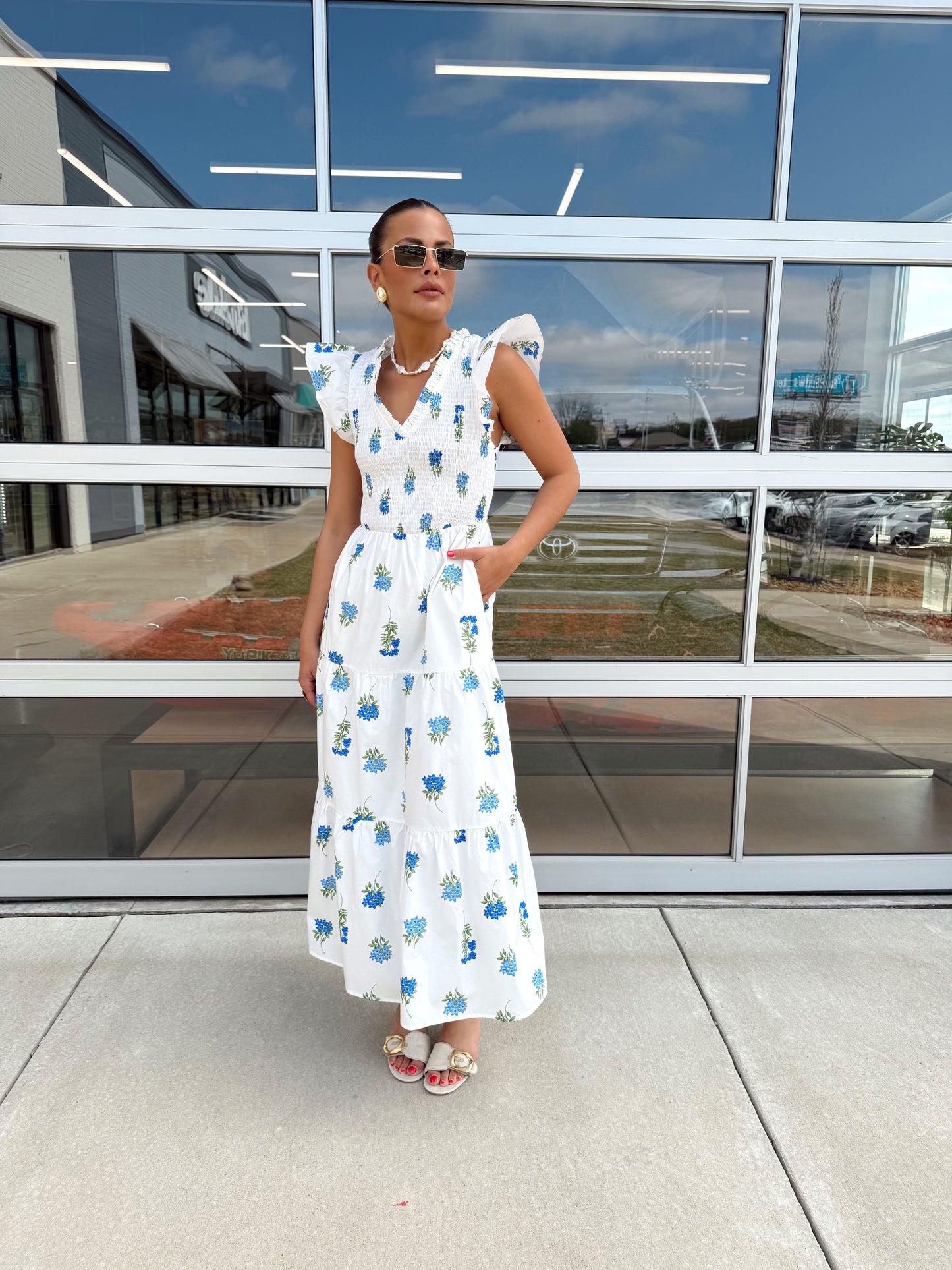 JILLIAN FLORAL MIDI