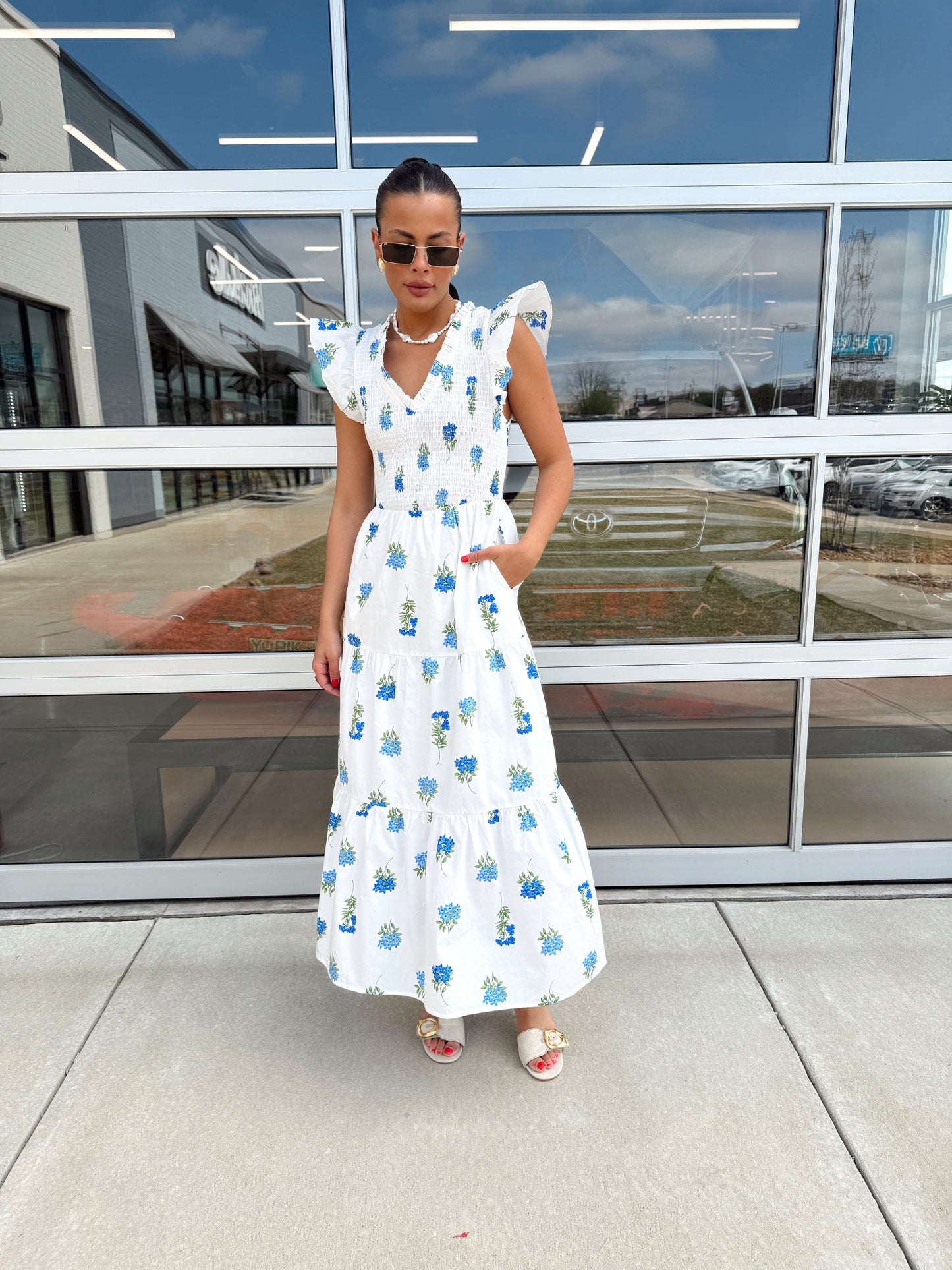 JILLIAN FLORAL MIDI