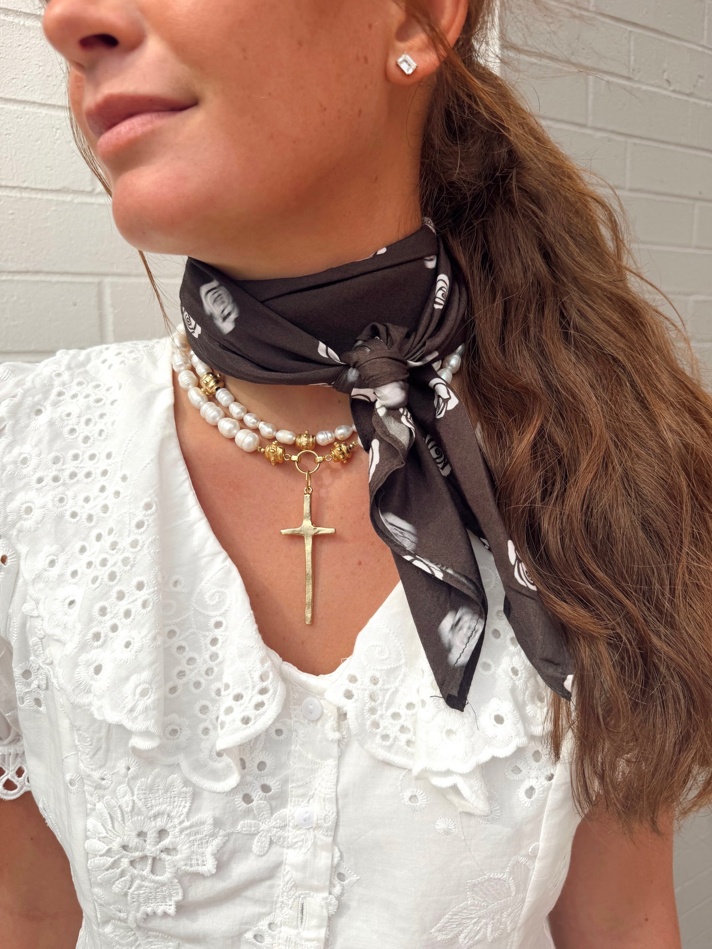 ROSE PRINT SCARF