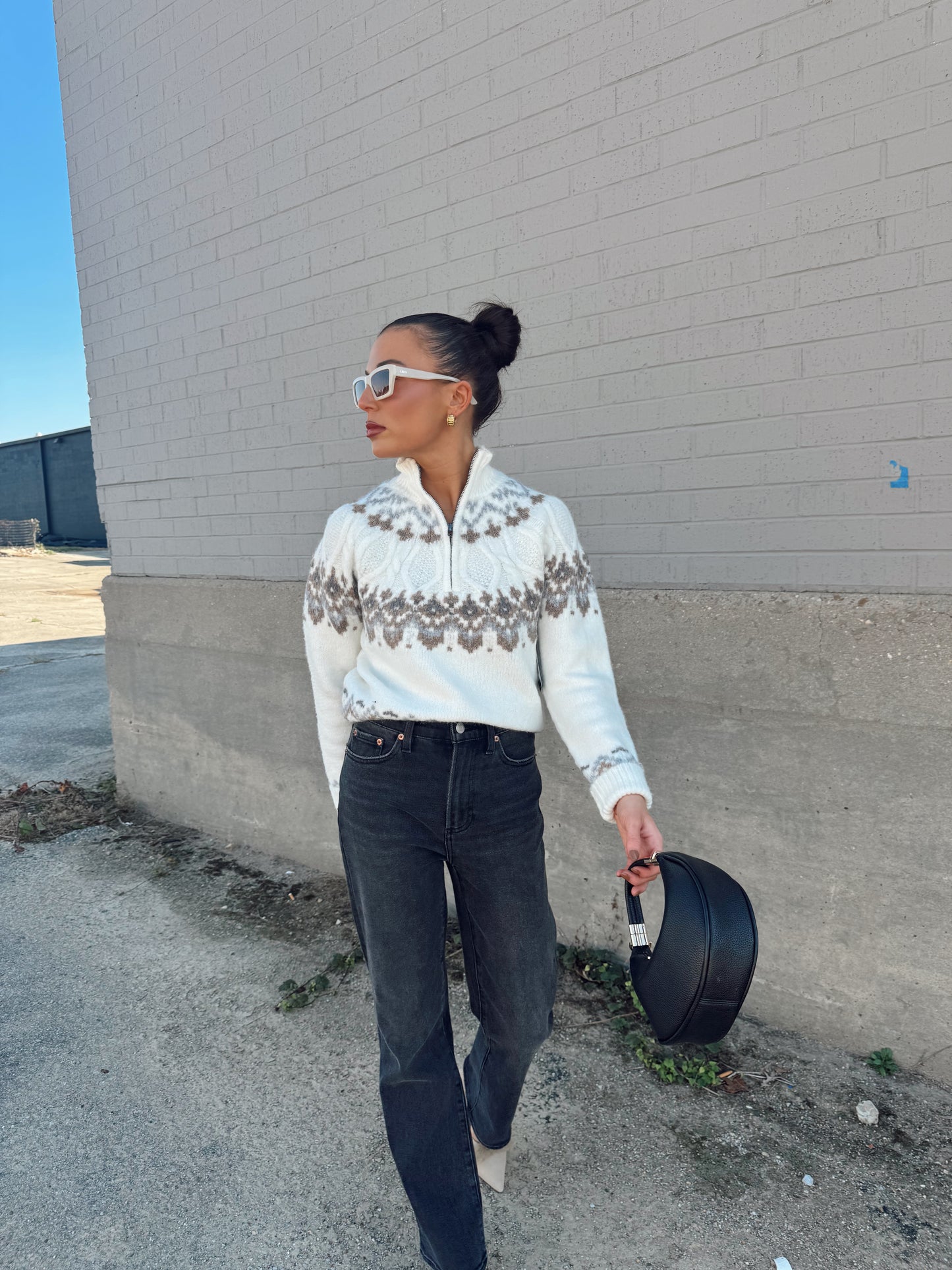 LONG RAGLEN SLEEVE PULLOVER