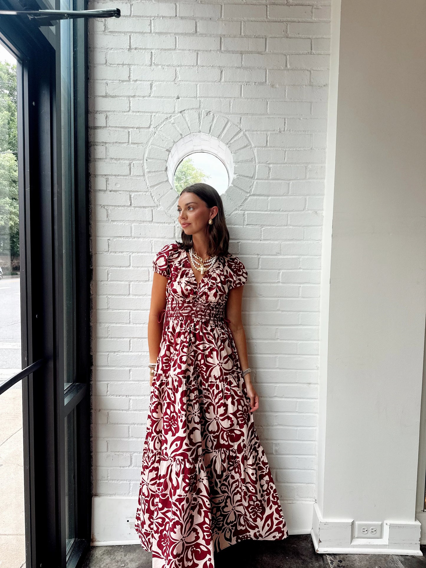 LERA POPLIN MIDI DRESS