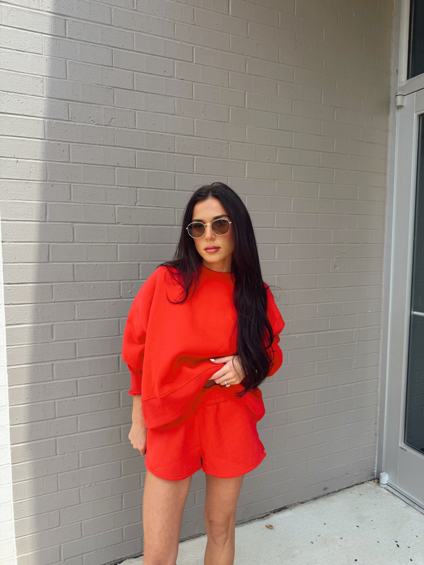 DROPPED SHOULDER SWEATSHIRT