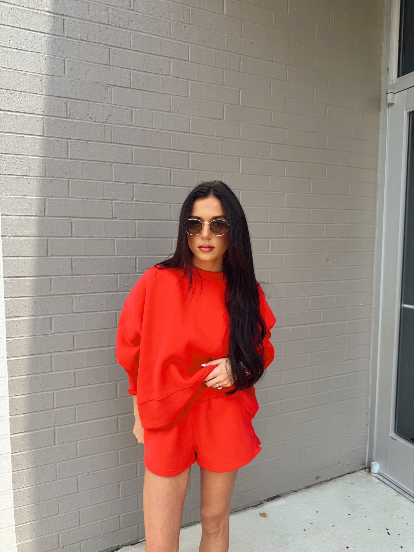 DROPPED SHOULDER SWEATSHIRT
