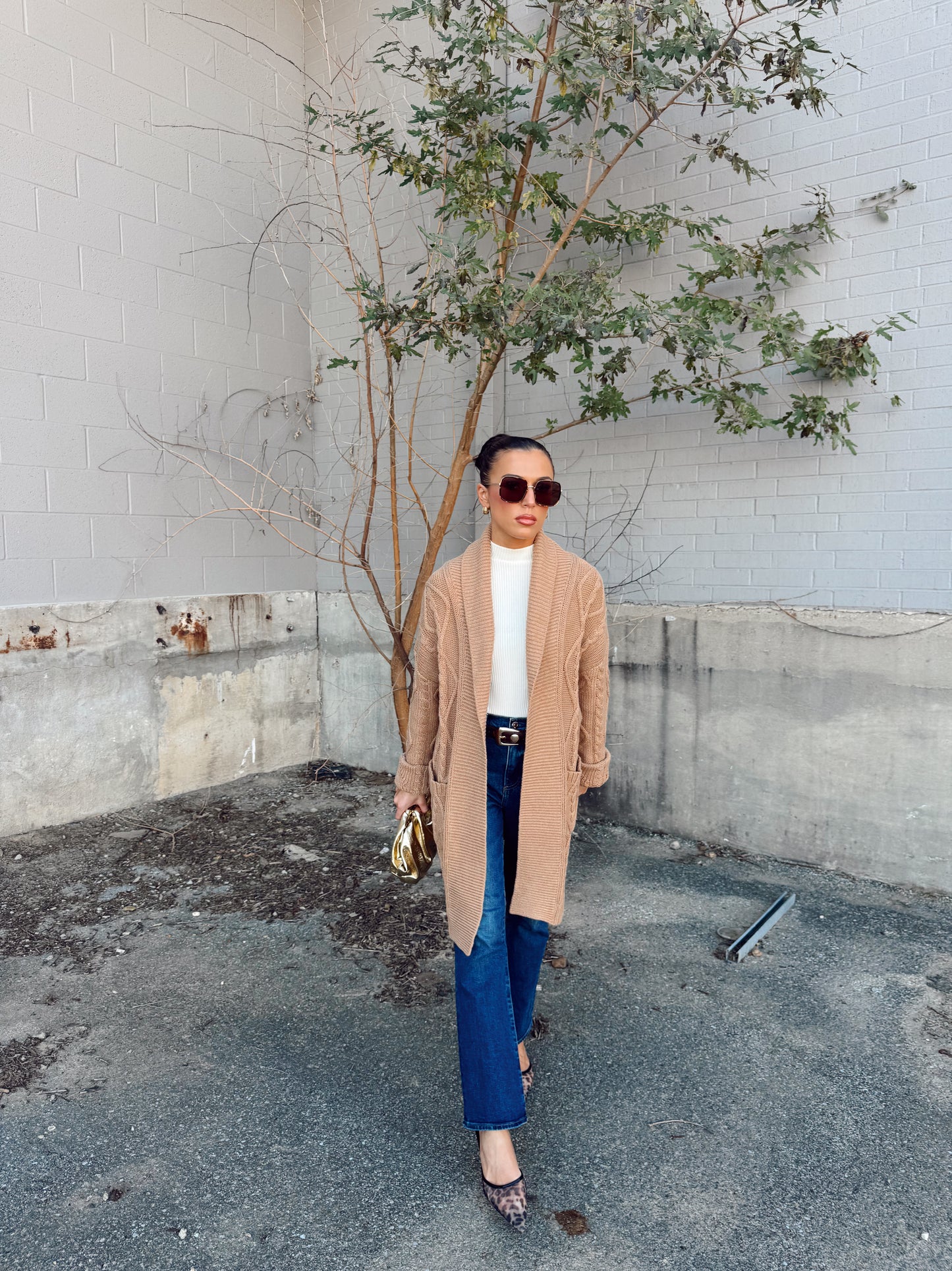 PEGGY SHAWL CARDIGAN