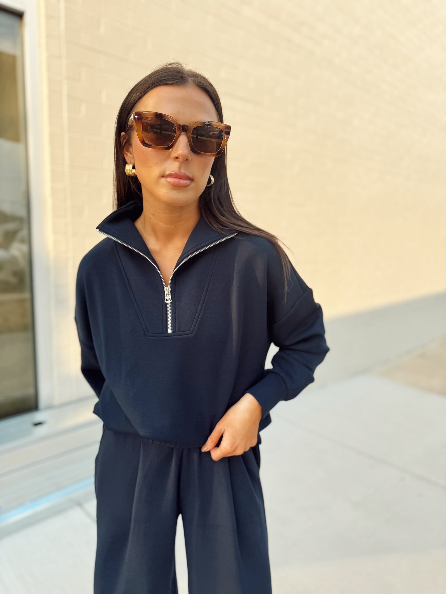 HAWLEY HALF ZIP SWEAT