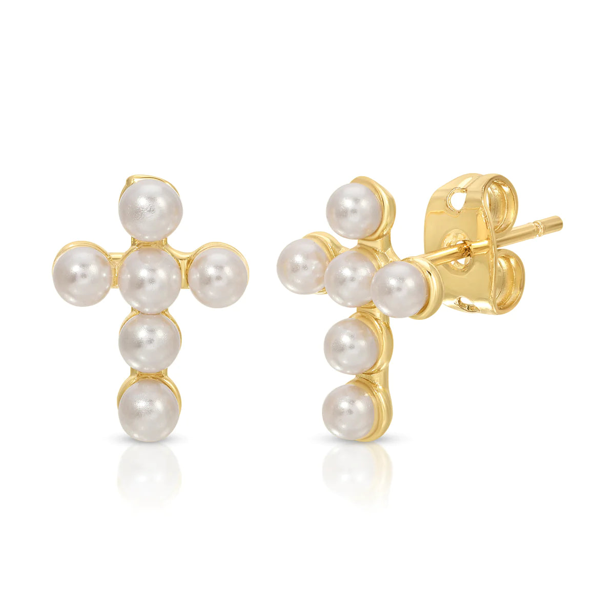 BABY VIVI CROSS STUDS