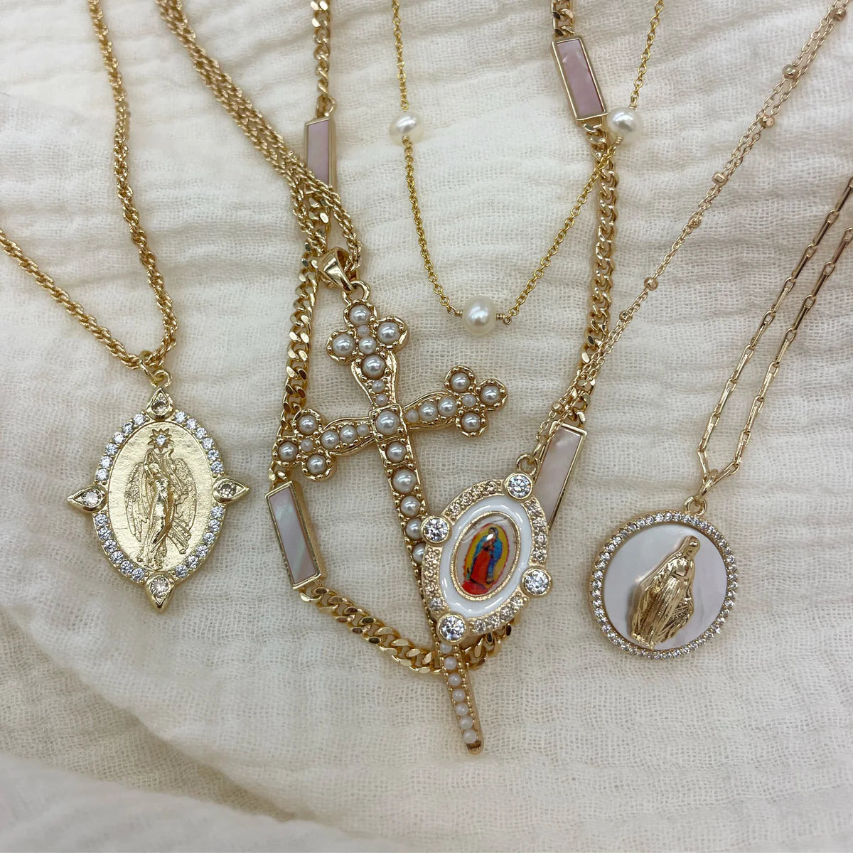 ATHENA CROSS NECKLACE