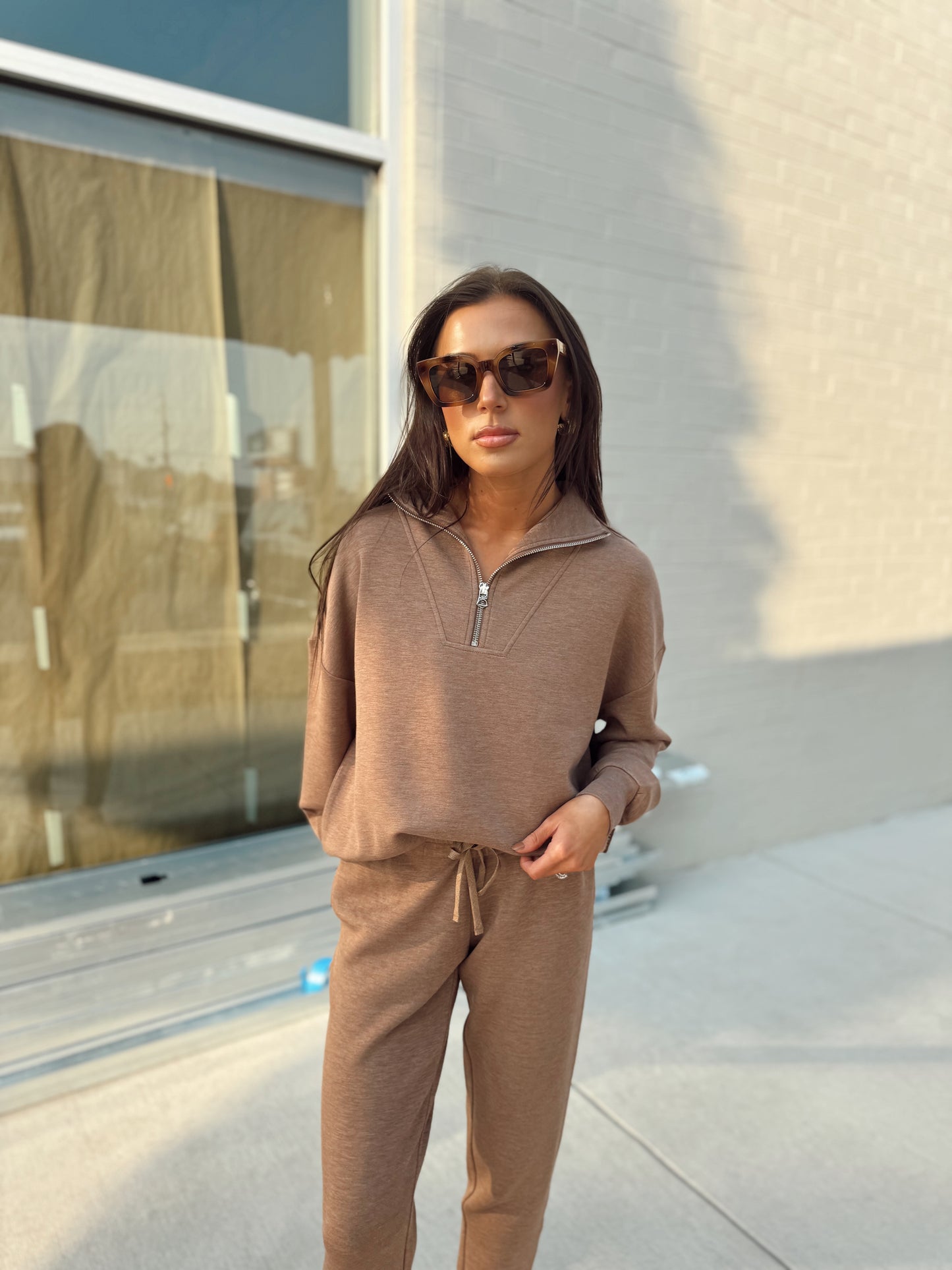 HAWLEY HALF ZIP SWEAT