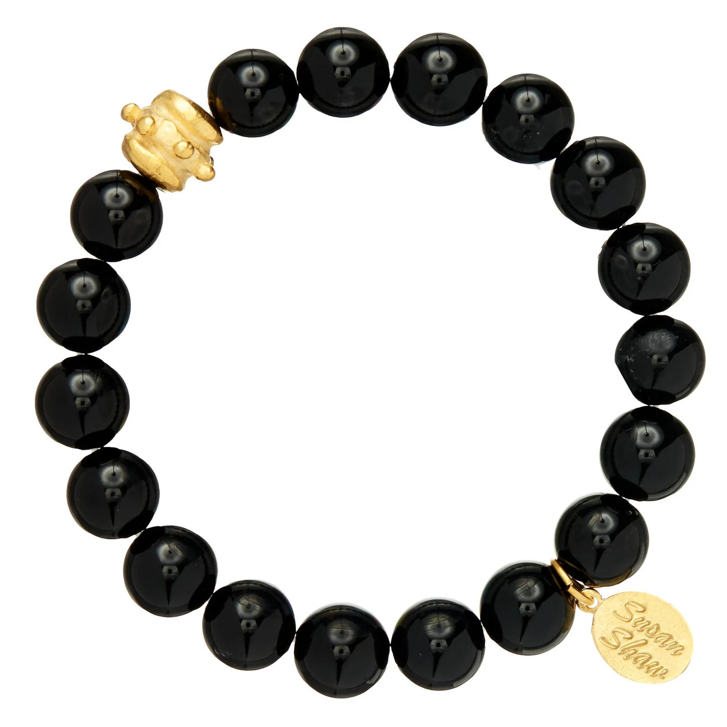 BAILEY STRETCH BRACELET-ONYX