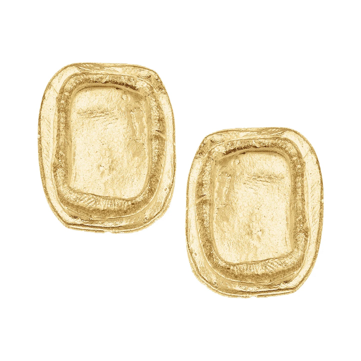 GOLD PIERCED EARRINGS