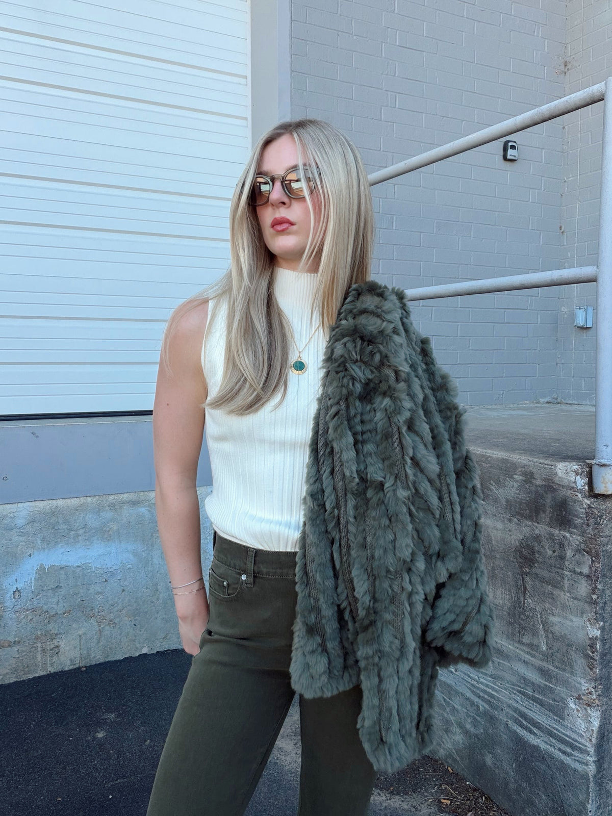 ROSA JACKET - MOSS