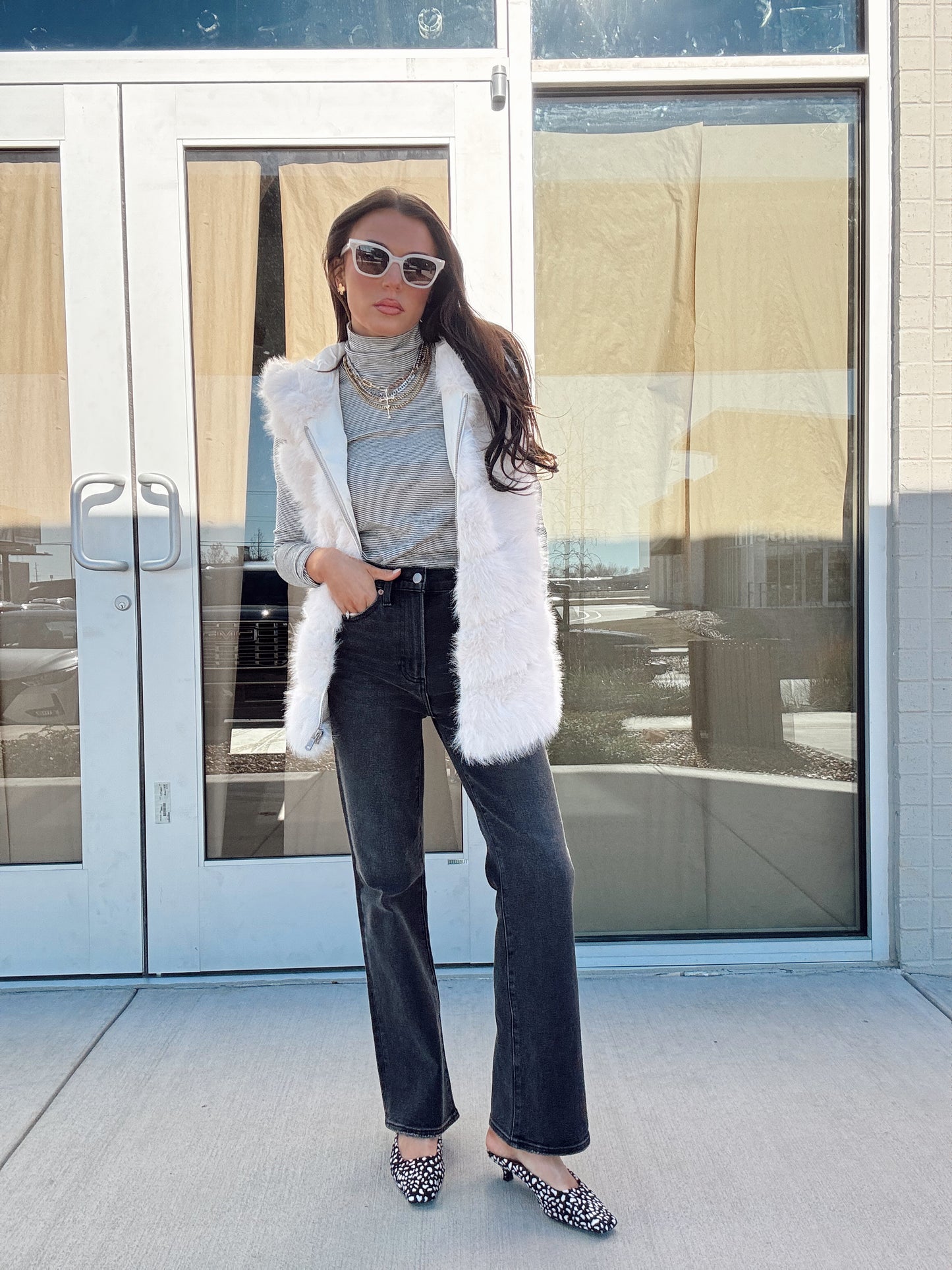 LUXE FAUX FUR VEST