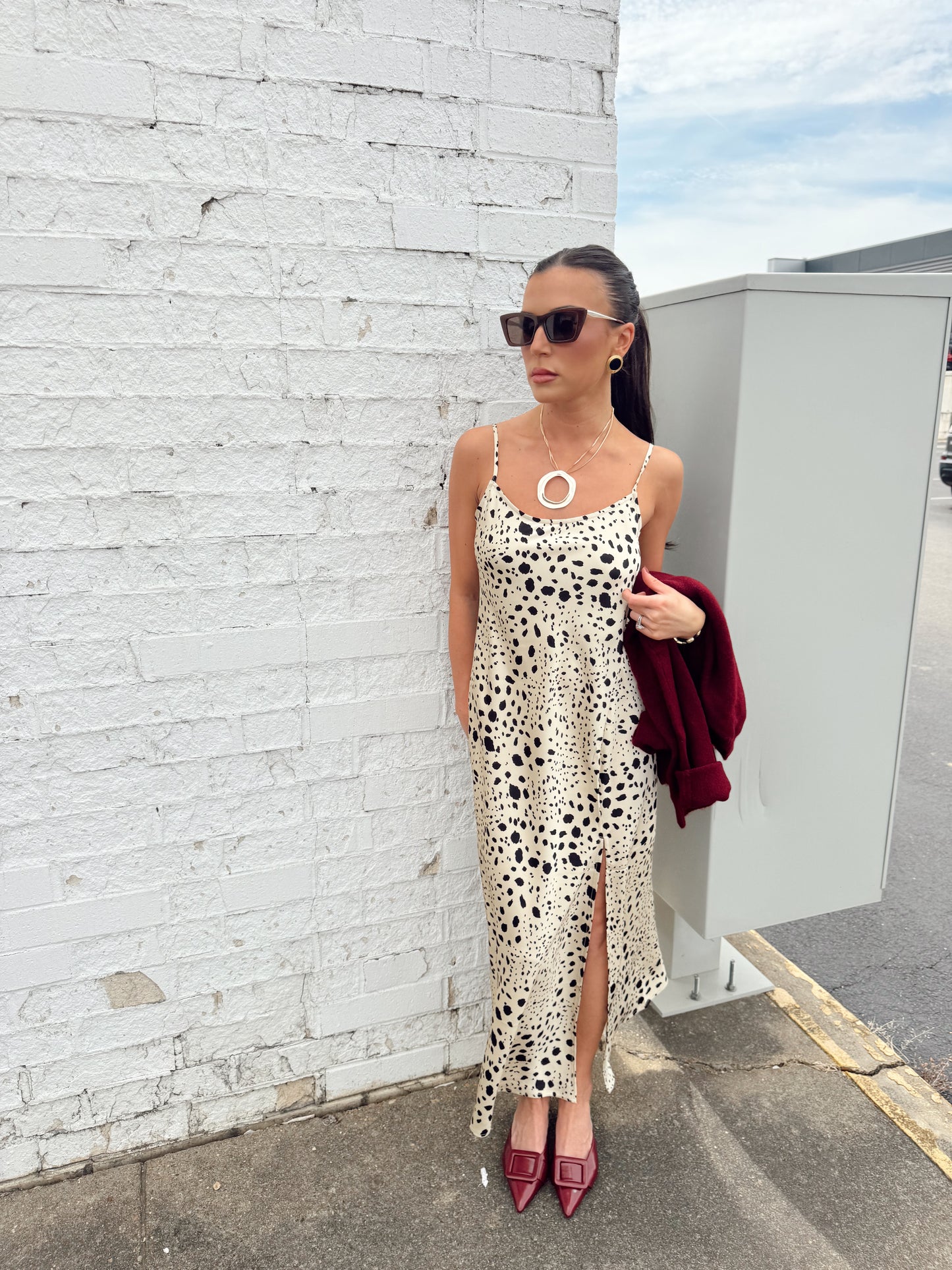 CRYSTAL SAVANNA MIDI DRESS