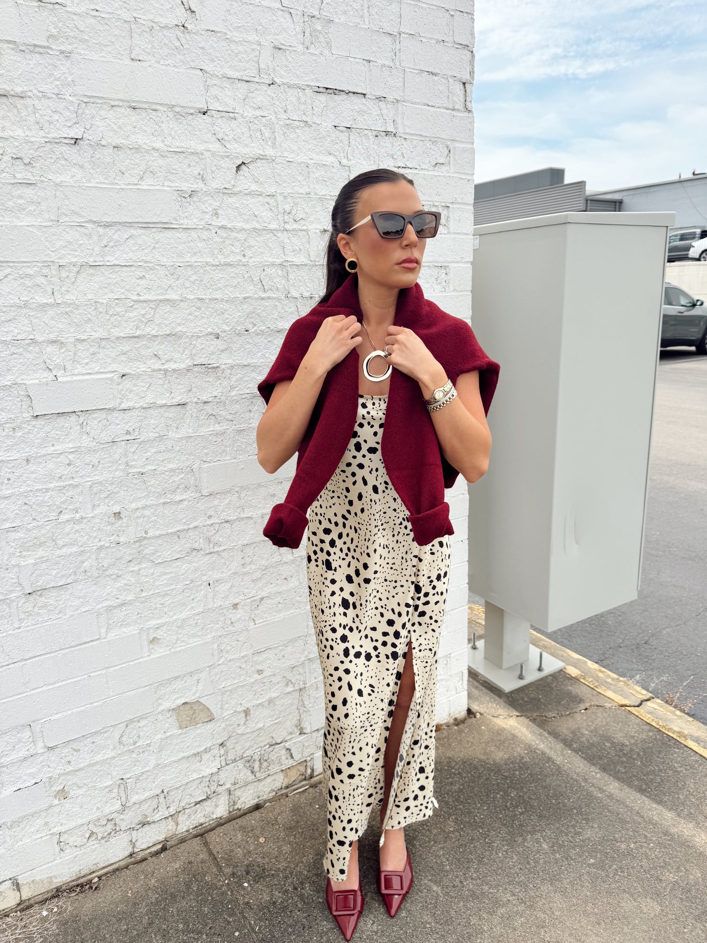 CRYSTAL SAVANNA MIDI DRESS