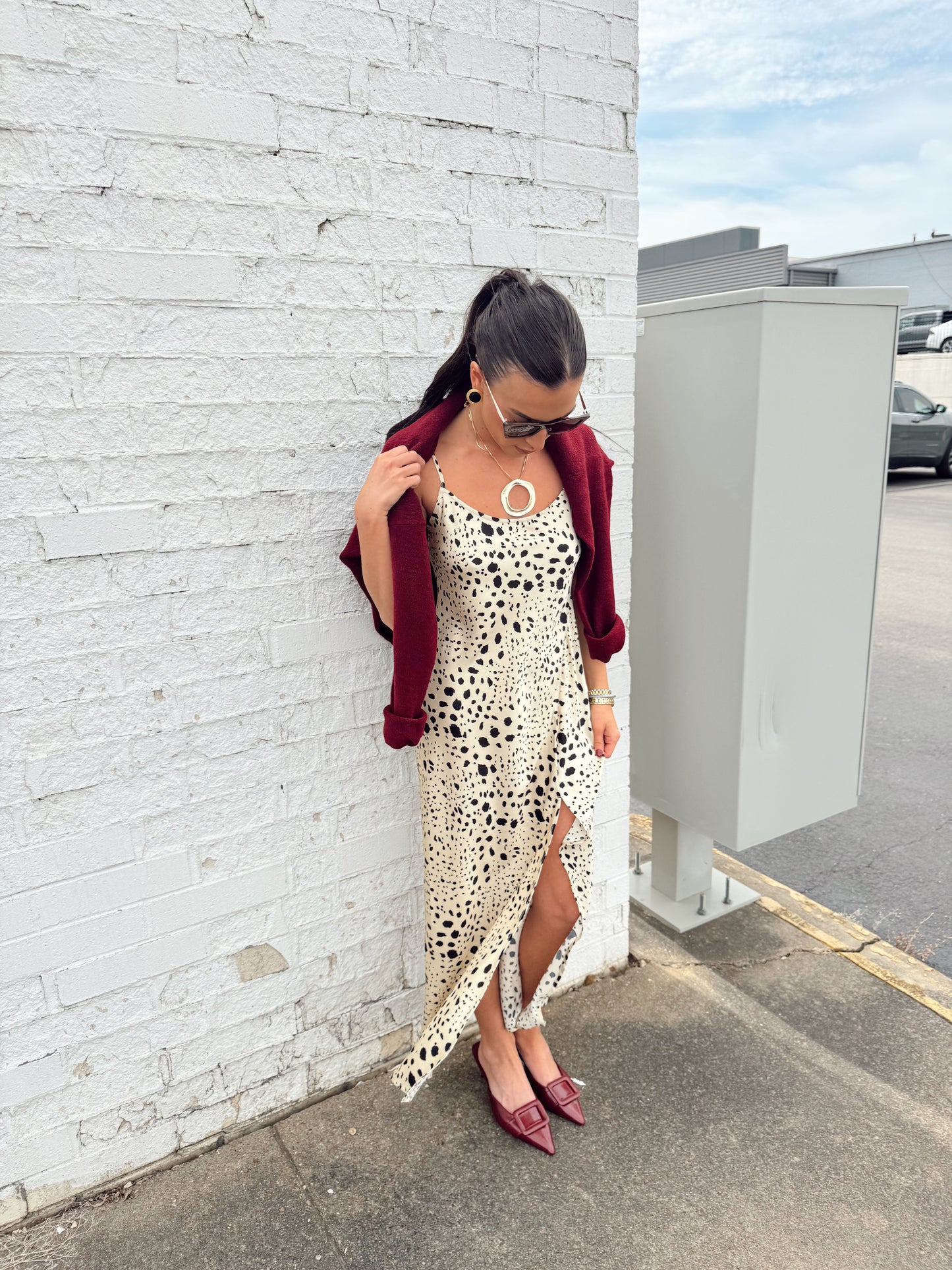 CRYSTAL SAVANNA MIDI DRESS