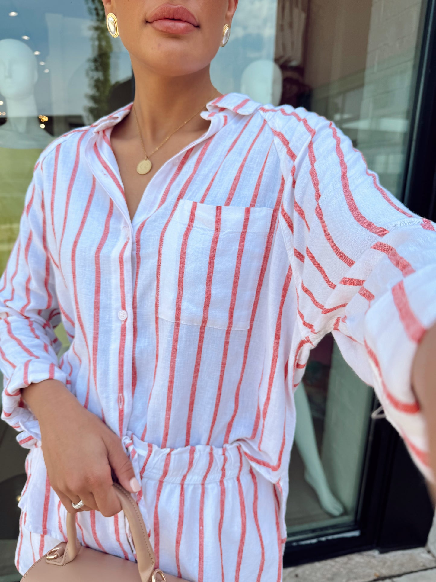 PERFECT LINEN TOP