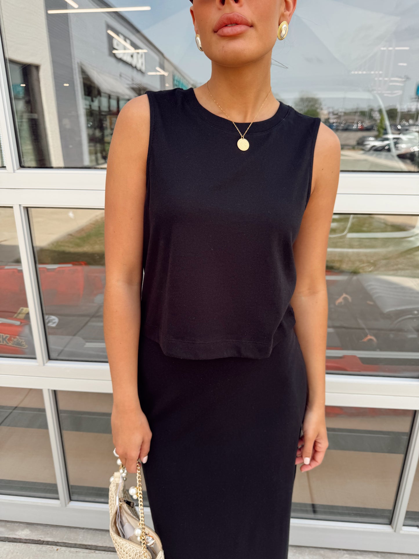 SLOANE COTTON JERSEY TANK