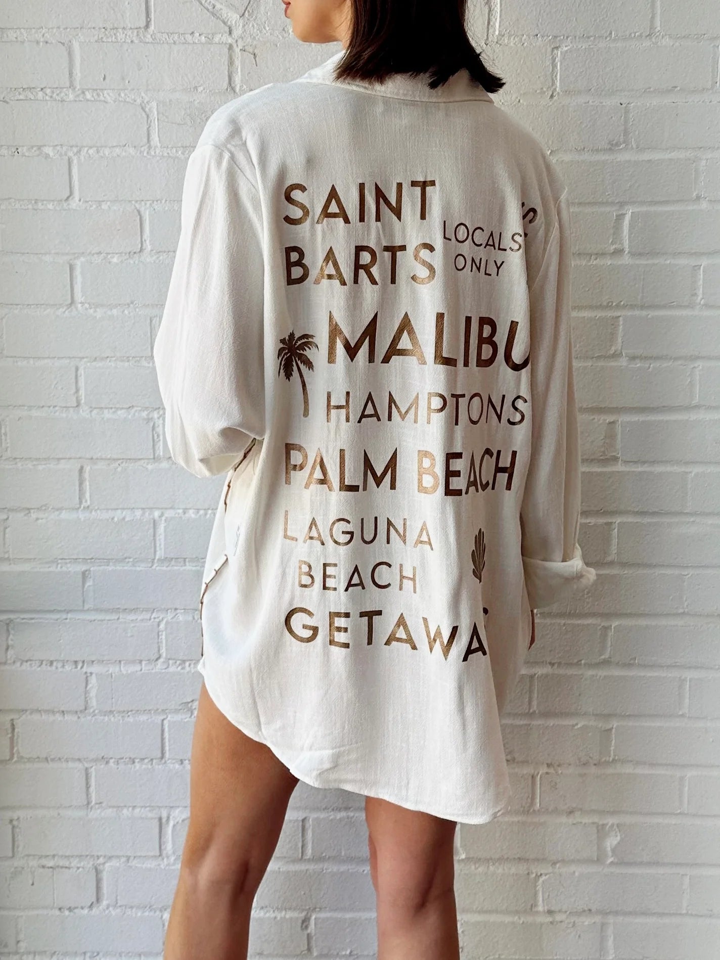 ST BARTHS WASHED UP LINEN SHIRT