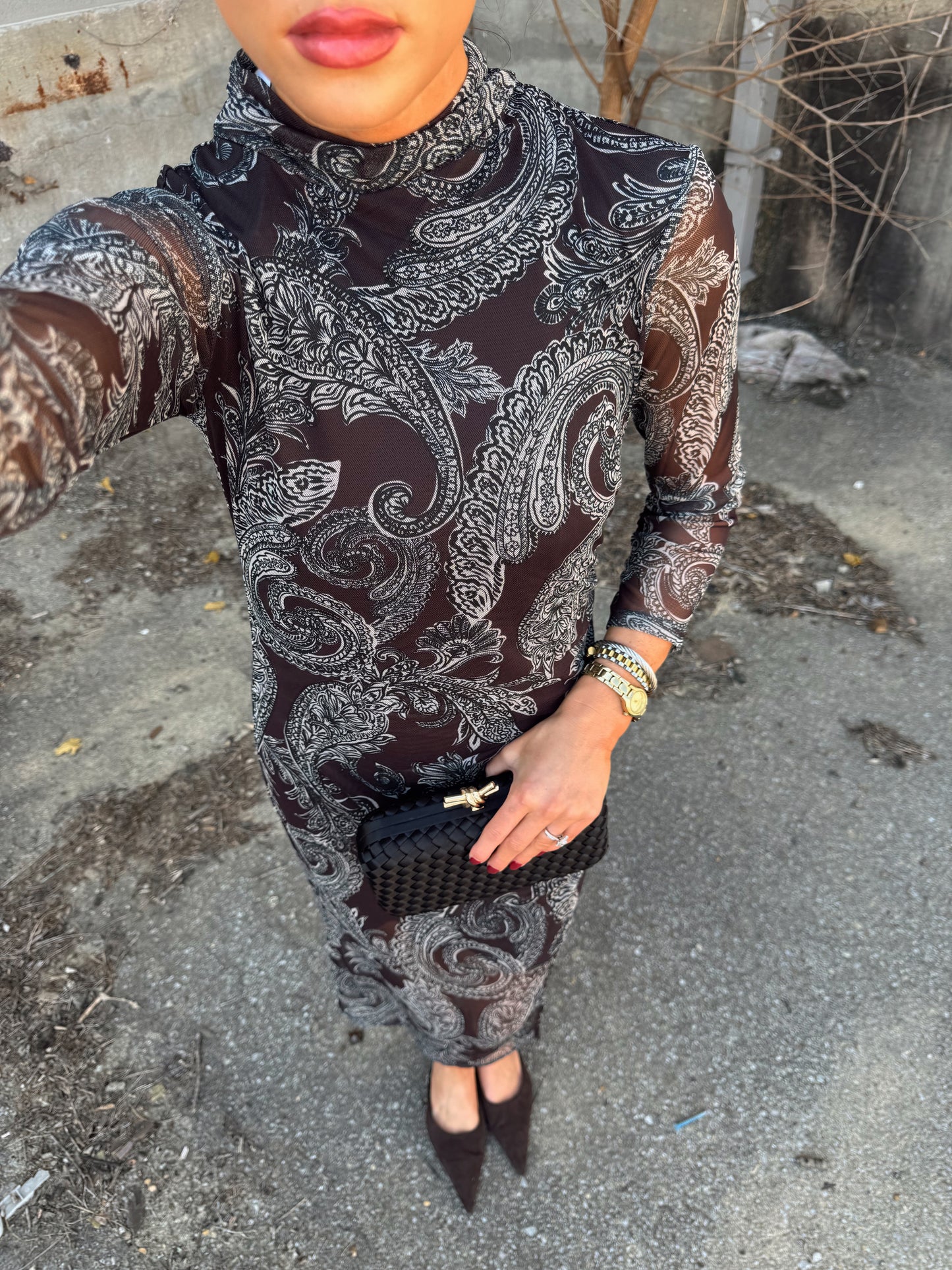 NIGHT OUT MOCK DRESS