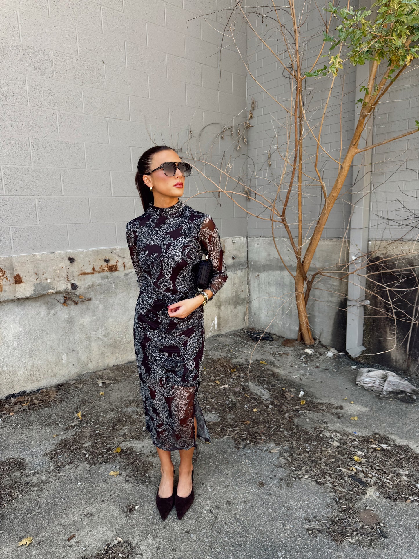 NIGHT OUT MOCK DRESS