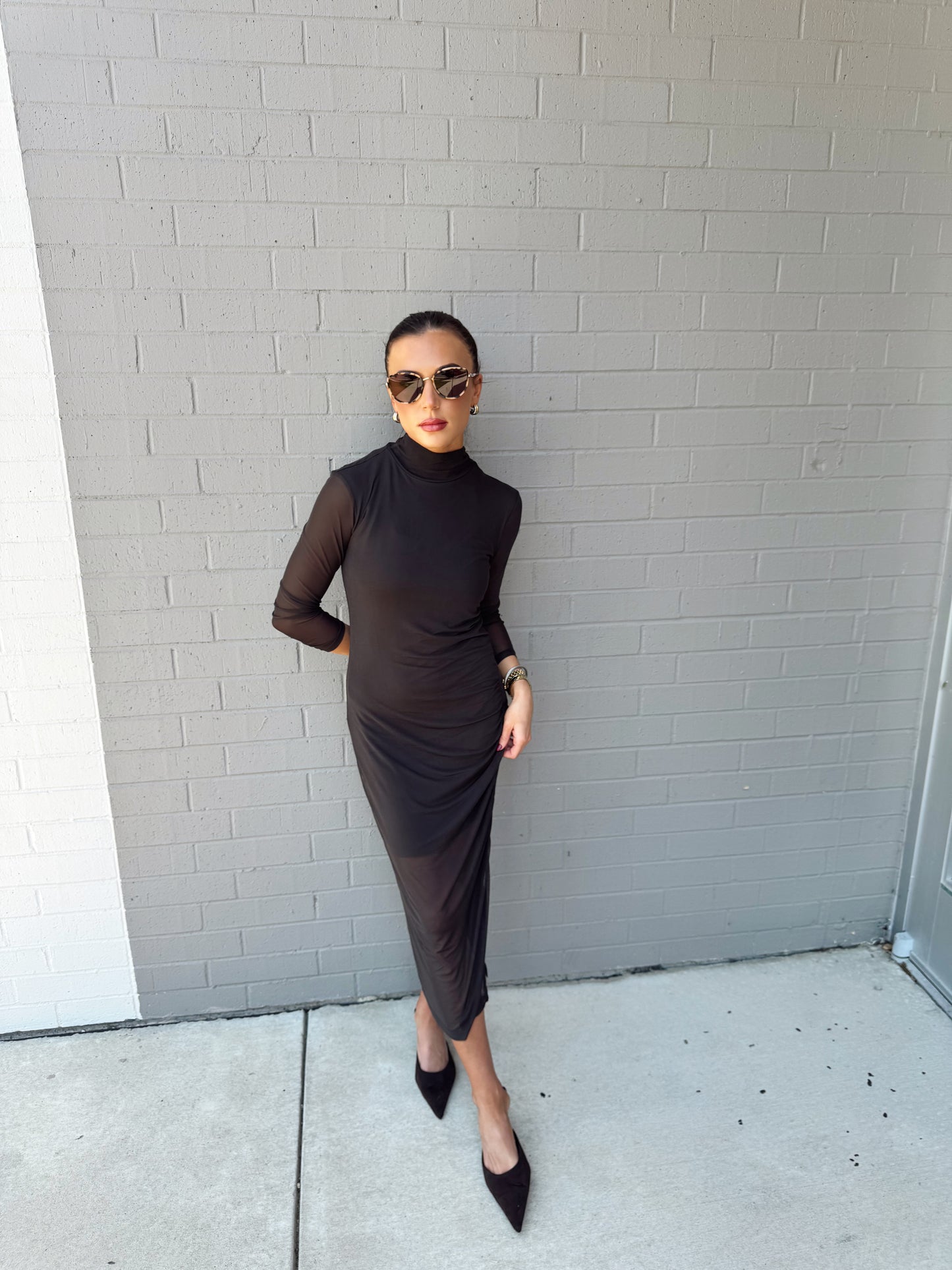 NIGHT OUT MOCK DRESS