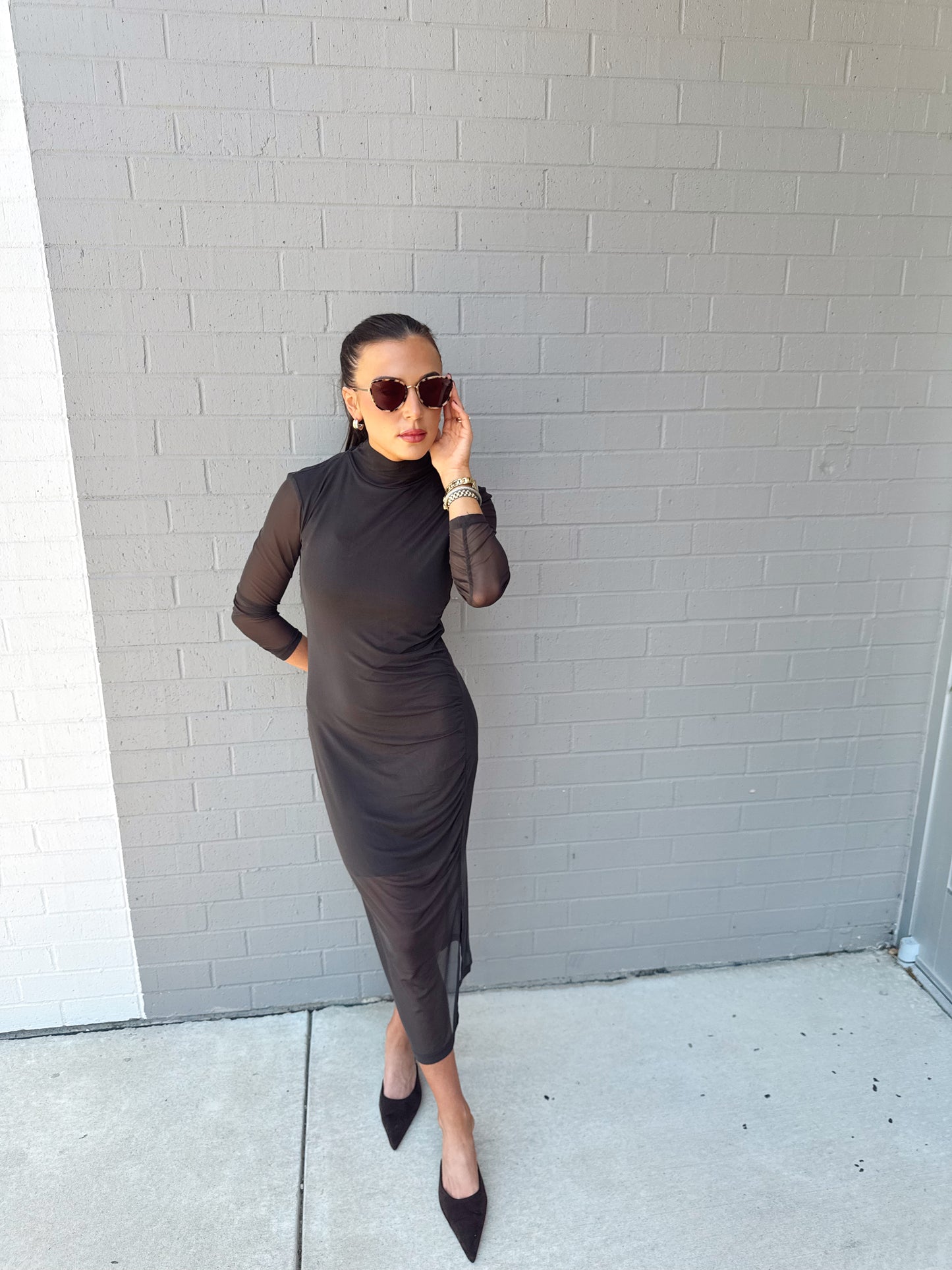 NIGHT OUT MOCK DRESS