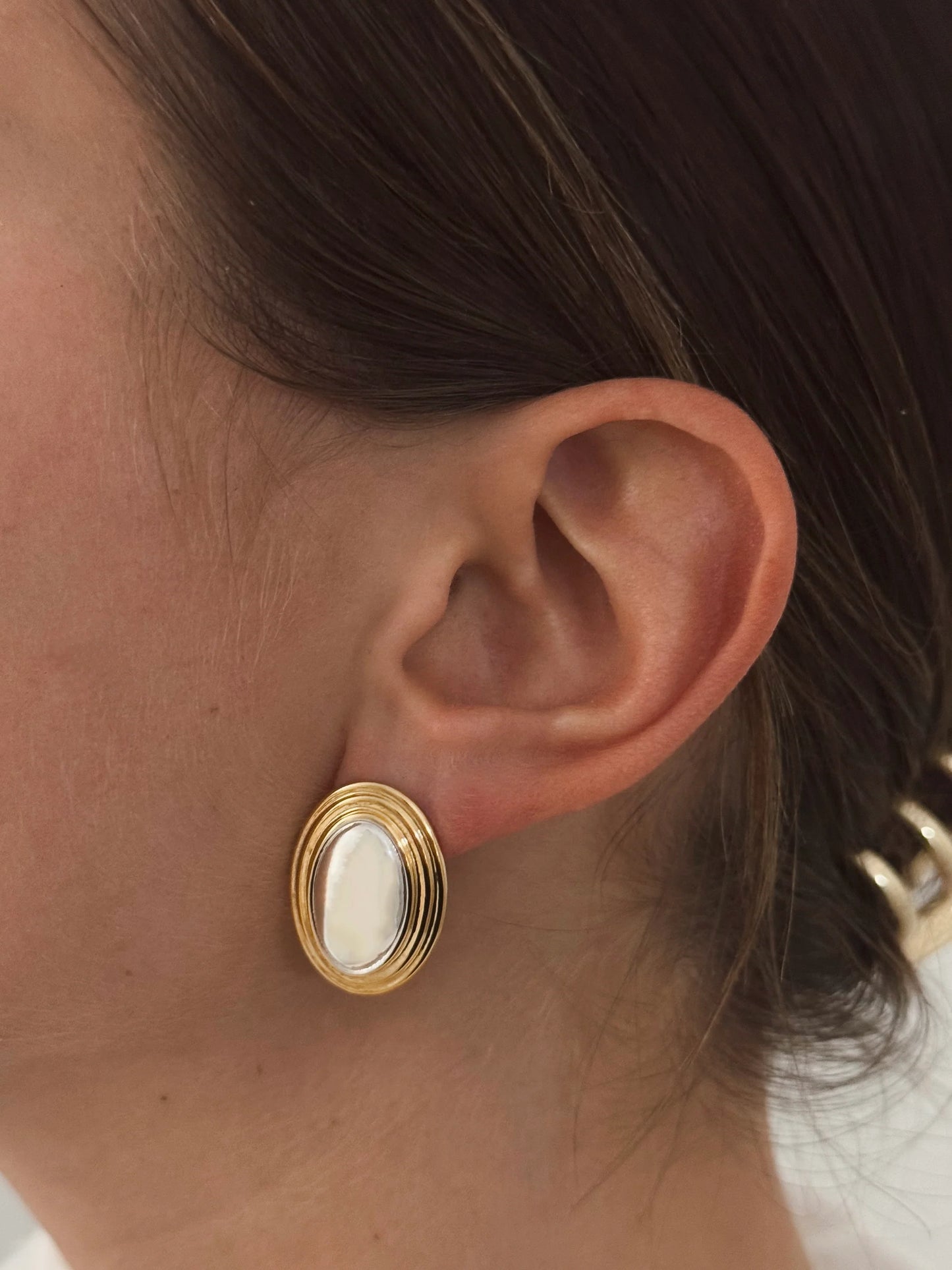TWO TONED JOY STUDS