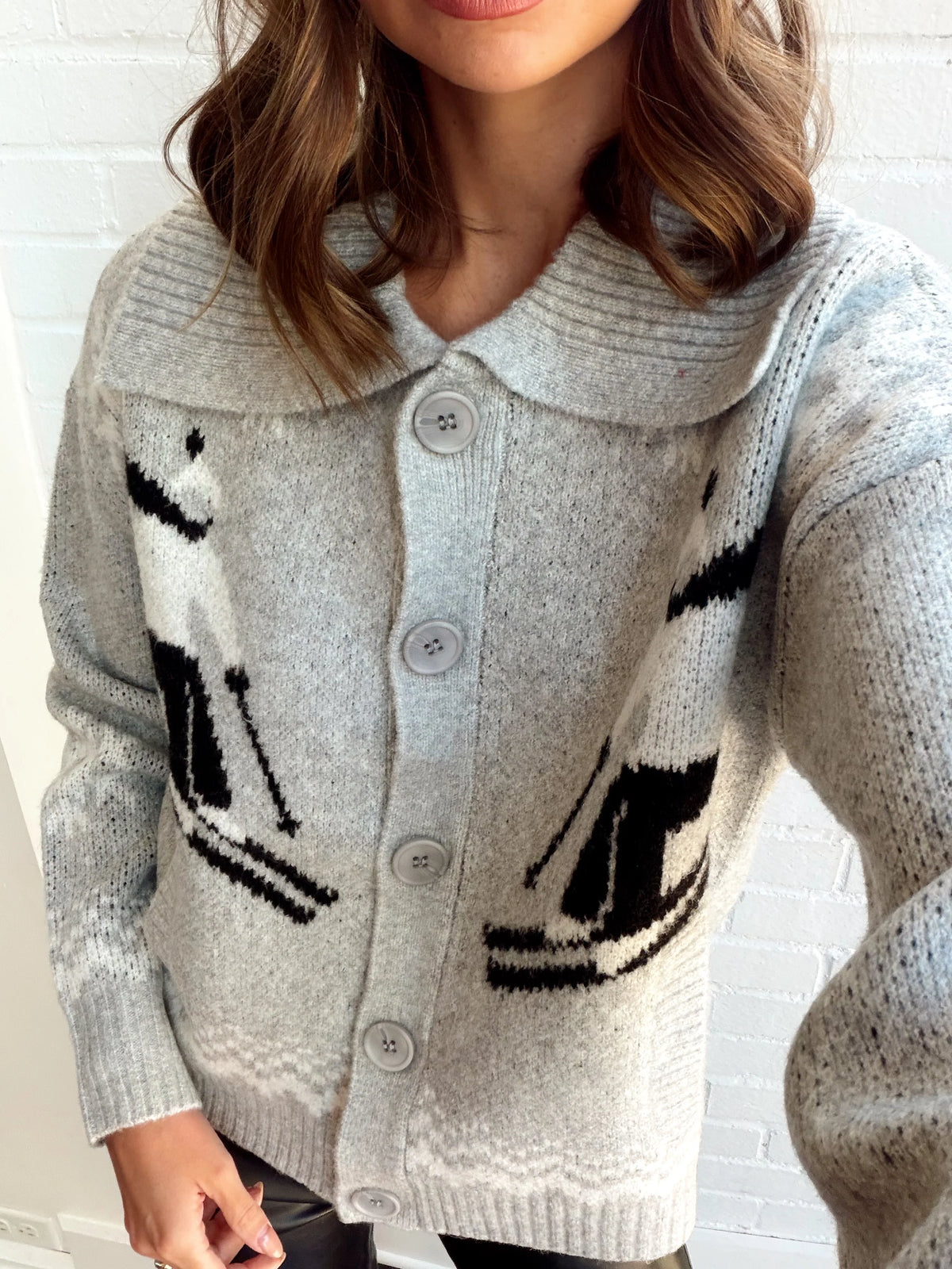 BOYFRIEND SKIER CARDIGAN