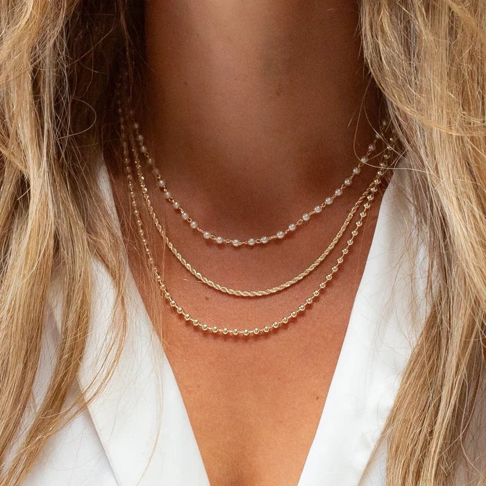 PEARL TRIO NECKLACE