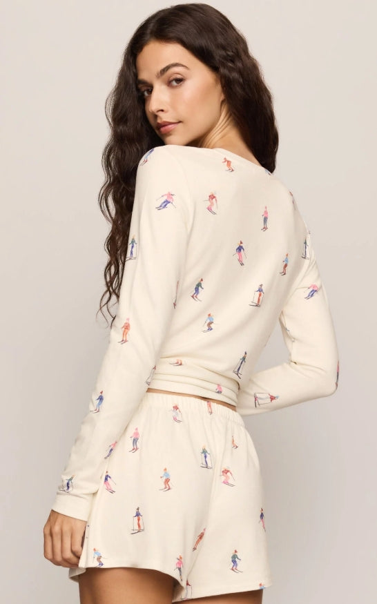 SLEEPY HEAD SKI SHIRT