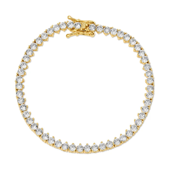 NAPLES 3 PRONG TENNIS BRACELET