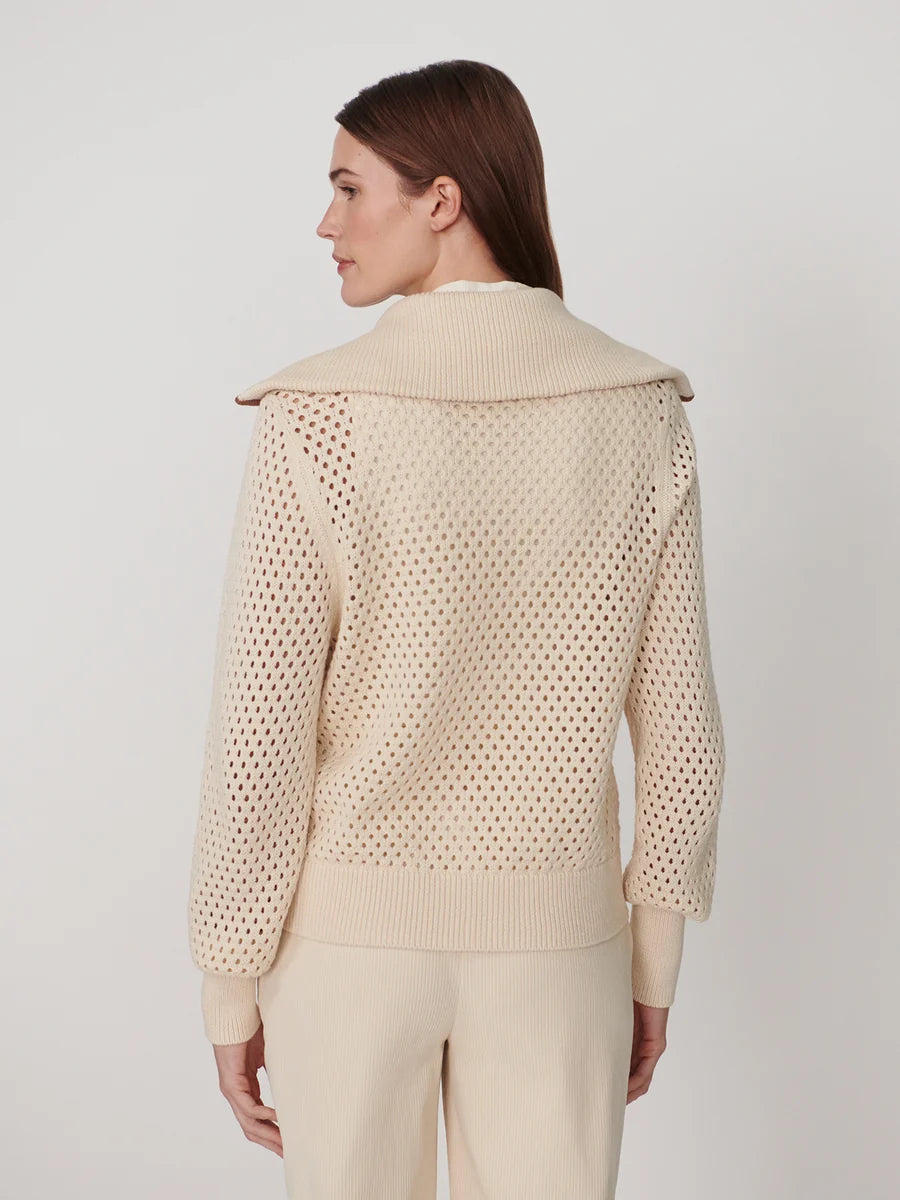 PAULA ZIP THROUGH KNIT JACKET