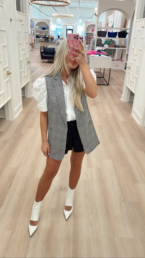 KELLY PLAID VEST