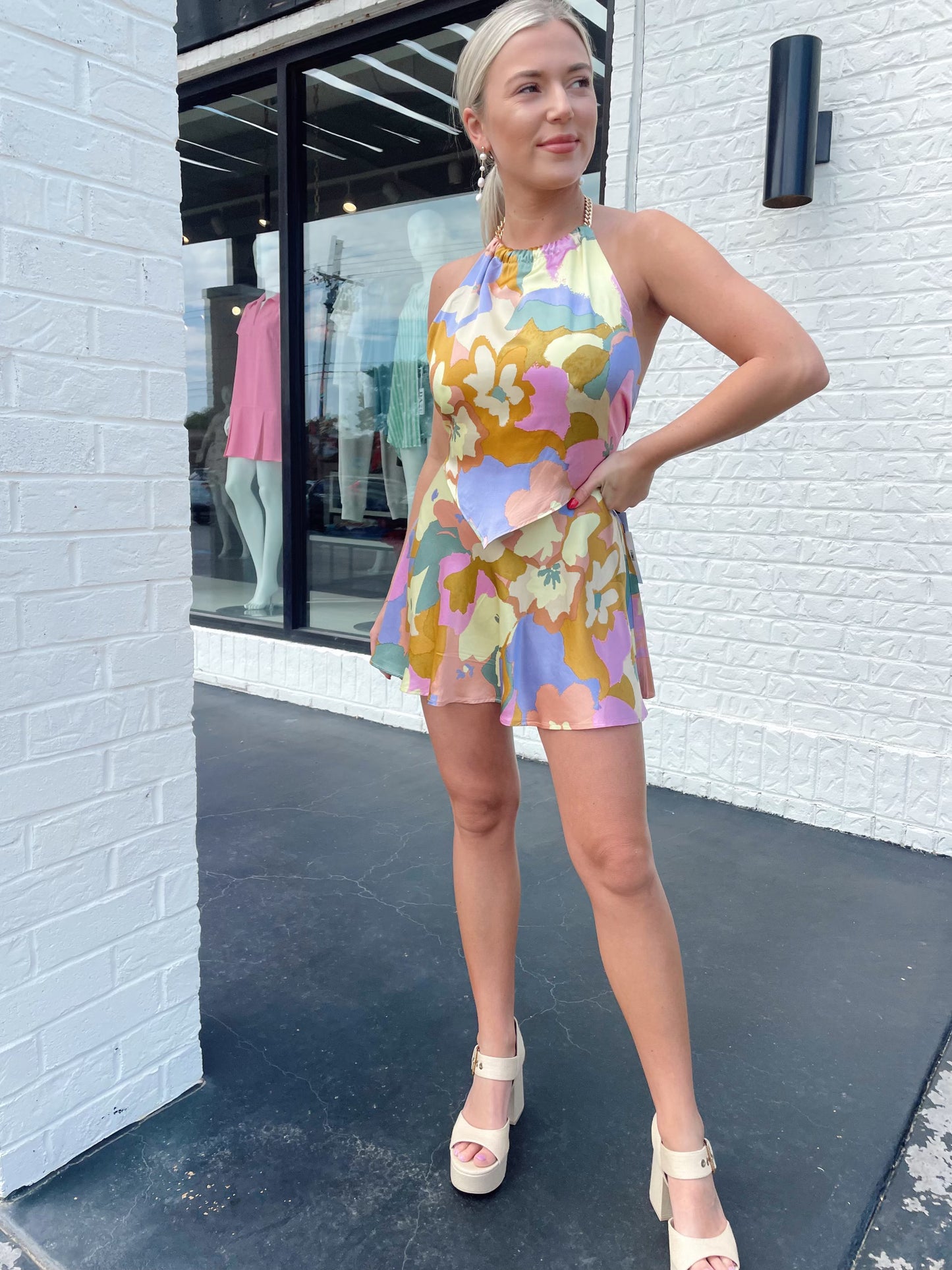 DARA FLORAL MINI SKIRT