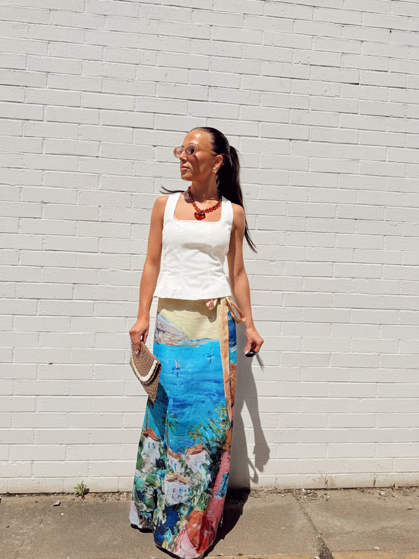 TROPICAL BREEZE MAXI SKIRT