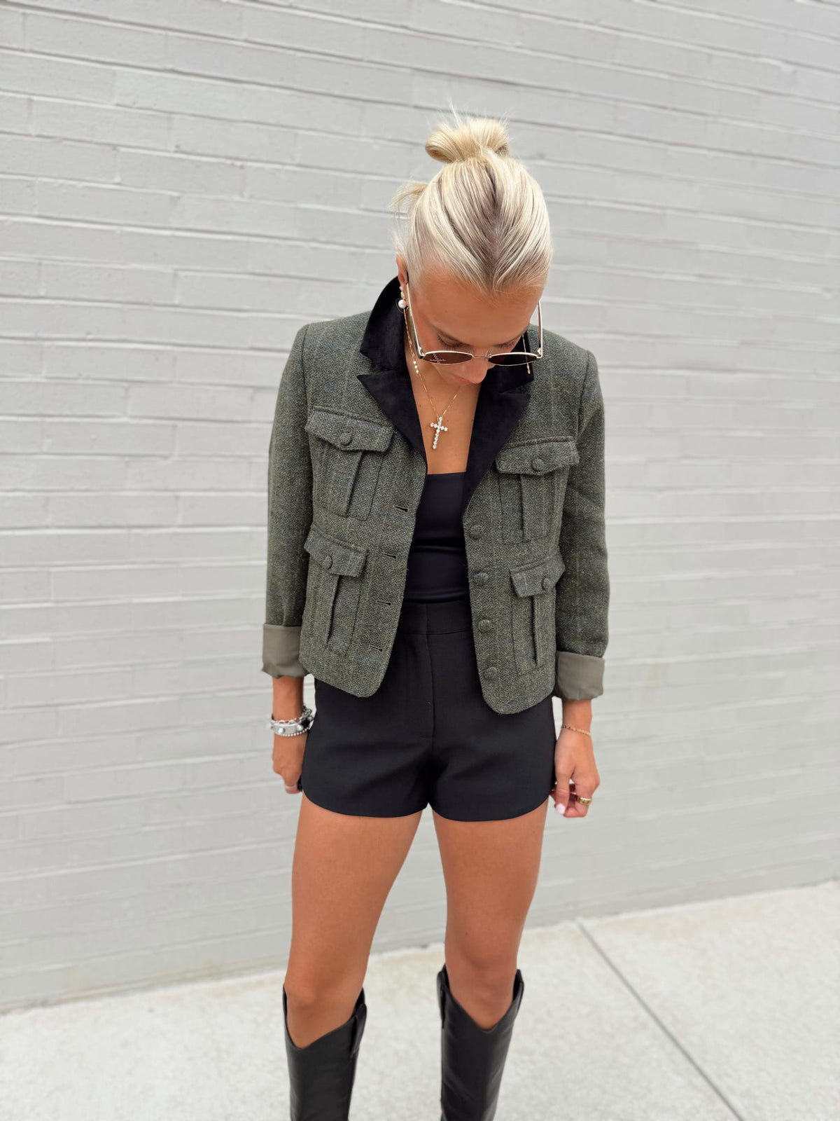 ASHER FOUR PKT DONAGEL TEEED DICKIE JACKET