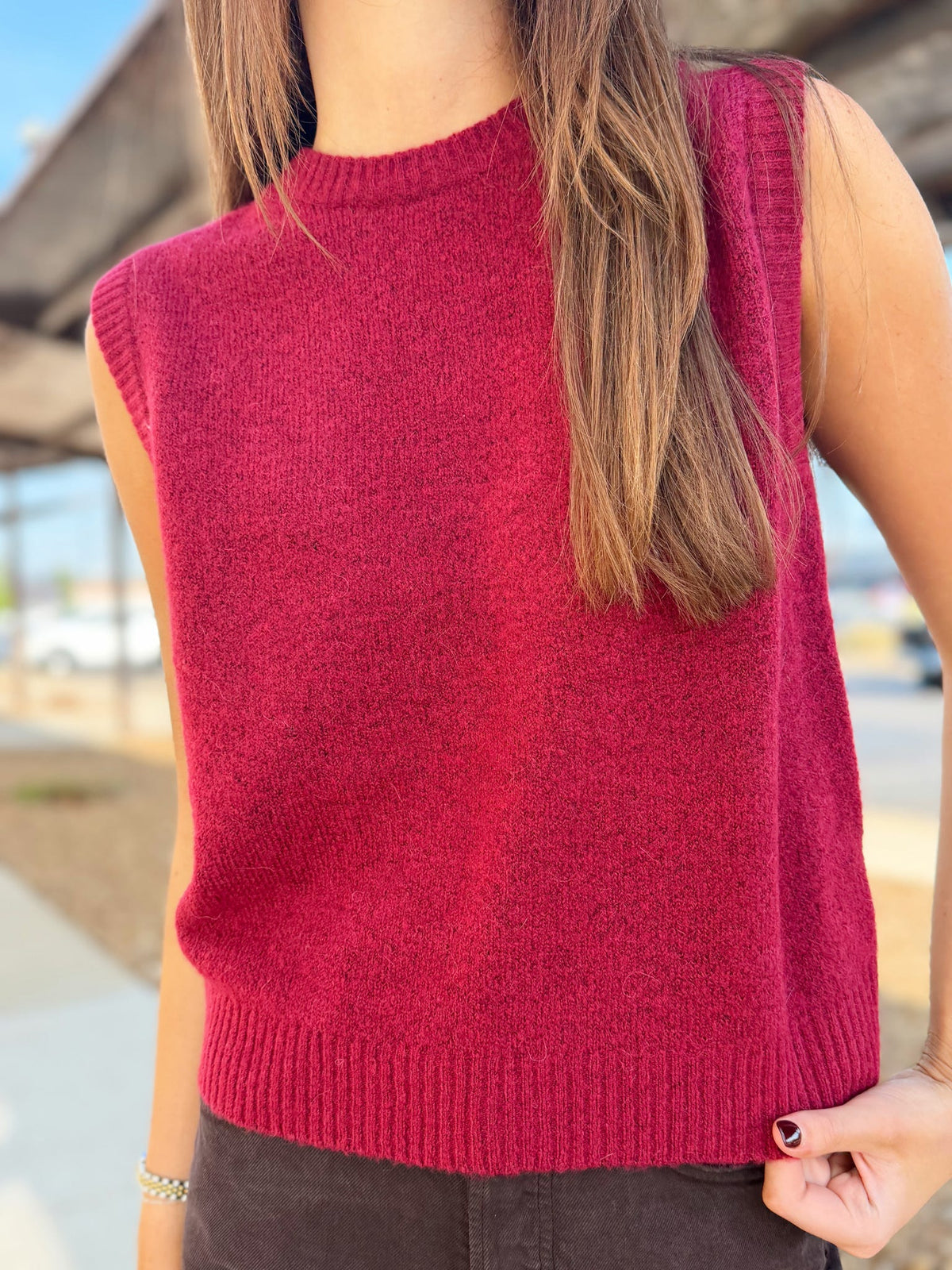ROSA ESSENTIAL SWEATER VEST
