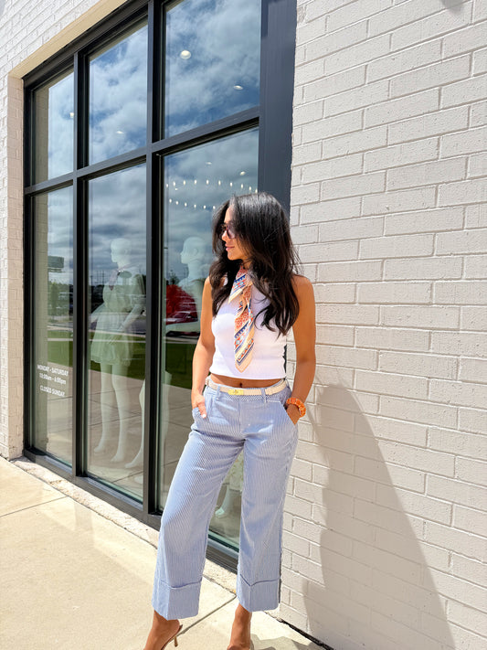 LAUREN CUFFED TROUSER