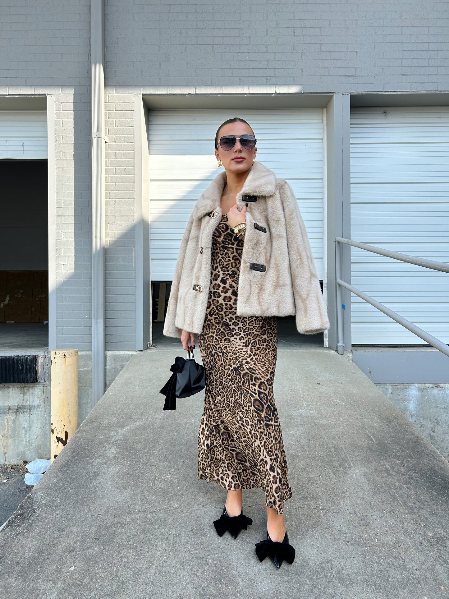 LEOPARD TUBE DRESS