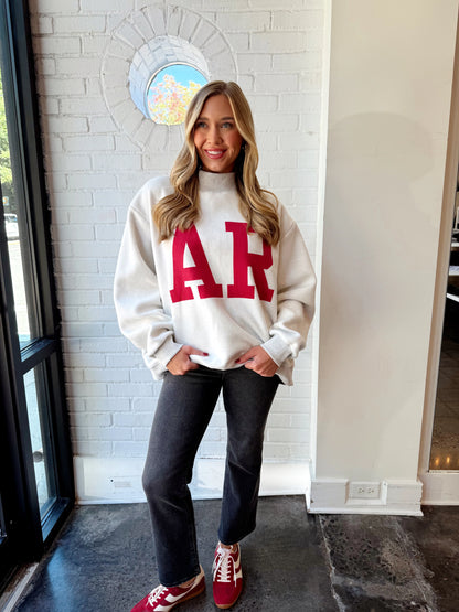 ARKANSAS & AR REVERSIBLE SWEATSHIRT